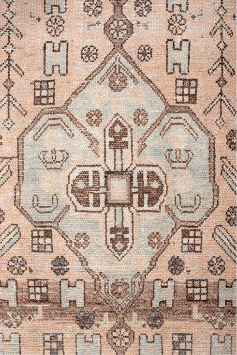 Vintage Hamadan Runner Rug (3' x 10')
